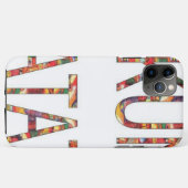 Mooie Afrikaanse kleuren Hakuna Matata Art Case-Mate iPhone Case (Achterkant (horizontaal))