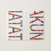 Mooie Afrikaanse kleuren Hakuna Matata Art Legpuzzel (Horizontaal)