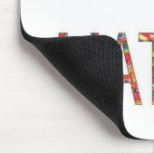 Mooie Afrikaanse  kleuren Hakuna Matata Art Muismat (Hoek)