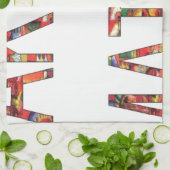 Mooie Afrikaanse kleuren Hakuna Matata Art Theedoek (Gevouwen)