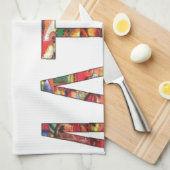 Mooie Afrikaanse kleuren Hakuna Matata Art Theedoek (Quarter Fold)