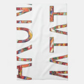 Mooie Afrikaanse kleuren Hakuna Matata Art Theedoek (Verticaal)