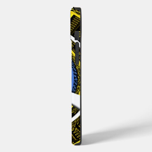 Mooie Afrikaanse kleurrijke cirkelvormige illustra Case-Mate iPhone Case (Achterkant / Links)