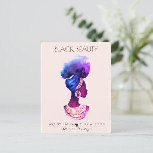 MOOIE AFRIKAANSE KONINGIN BRIEFKAART