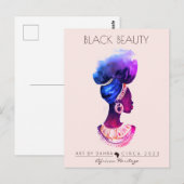 MOOIE AFRIKAANSE KONINGIN BRIEFKAART (Voorkant / Achterkant)