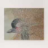 Mooie Afrikaanse Kraanvogel Legpuzzel (Horizontaal)