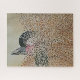 Mooie Afrikaanse Kraanvogel Legpuzzel