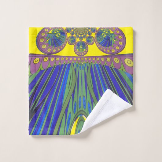 Mooie Afrikaanse kunst badhanddoek set Bad Handdoek (Wasdoekje)