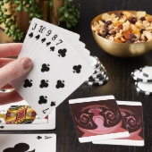 Mooie Afrikaanse Maroon Motief Print Design Speelkaarten (Insitu)