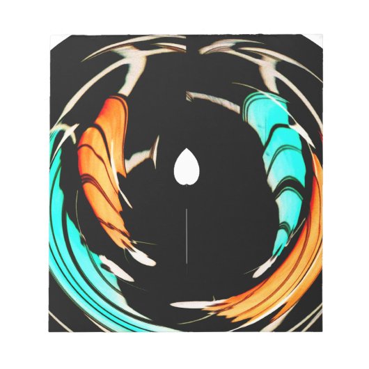 Mooie Afrikaanse Motief Art Print Notitieblok (Voorkant)