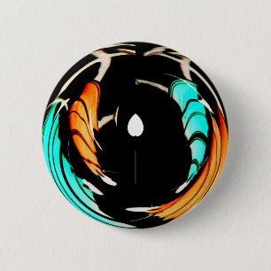 Mooie Afrikaanse Motief Art Print Ronde Button 5,7 Cm