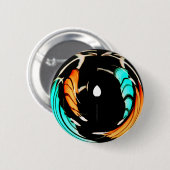 Mooie Afrikaanse Motief Art Print Ronde Button 5,7 Cm (Voorkant /achterkant)