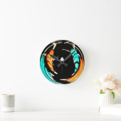 Mooie Afrikaanse Motief Art Print Ronde Klok (Huis)