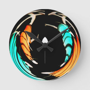 Mooie Afrikaanse Motief Art Print Ronde Klok