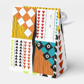 Mooie Afrikaanse Print Favor Boxes Bedankdoosjes (Achterkant)