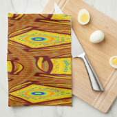 Mooie Afrikaanse stammotif Theedoek (Quarter Fold)