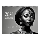 Mooie Afrikaanse vrouw Kalender (Hoes)