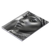 Mooie Afrikaanse vrouw Notitieboek (Linkerzijde)