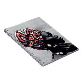 Mooie Afrikaanse vrouw Notitieboek (Rechterzijde)