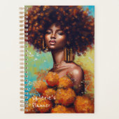 Mooie Afrikaanse vrouw Planner (Voorkant)