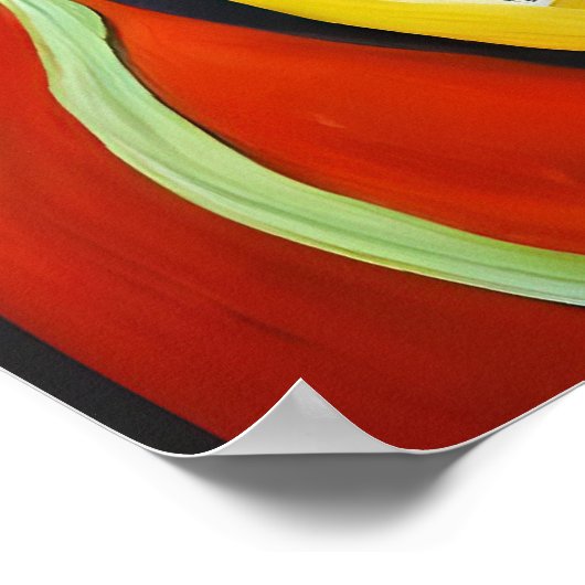 Mooie Afrikaanse vrouw Poster (Hoek)