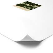 Mooie Afrikaanse vrouw Poster (Hoek)