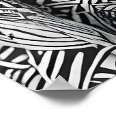 Mooie Afrikaanse vrouw Poster (Hoek)