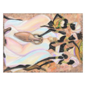 Mooie Afrikaanse Vrouwen Tafelkleed Art Design (Voorkant (Horizontaal))