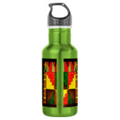 Mooie Afrikaanse waterfles Waterfles (Achterkant)