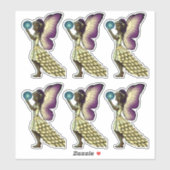 Mooie Afro-Amerikaanse feeën Sticker (Vel)