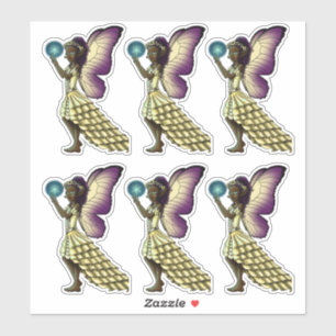 Mooie Afro-Amerikaanse feeën Sticker