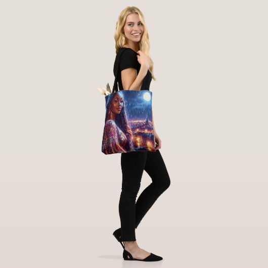 Mooie Afro-Amerikaanse kunst Tote Bag (Op model)
