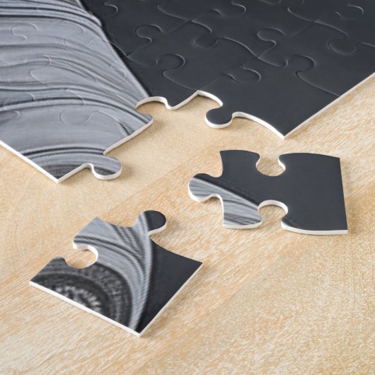 Mooie Afro-Amerikaanse vrouw AI Art Legpuzzel (Zijkant)