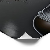 Mooie Afro-Amerikaanse vrouw AI Art Perfect Poster (Hoek)