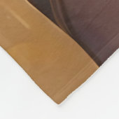 Mooie Afro-Amerikaanse vrouw met bloemen Fleece Deken (Hoek)