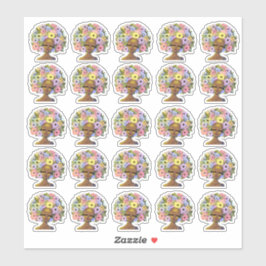 Mooie Afro-Amerikaanse vrouwen Sticker