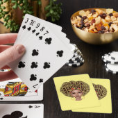 Mooie Afrocentric Sterke Zwarte Vrouw Pokerkaarten (Insitu)