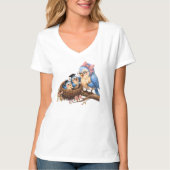 Mooie afstudeervogel grafische T-shirt (Voorkant)