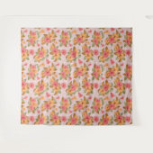 Mooie afwerking van de Floral Wall Wandkleed (Voorkant (horizontaal))