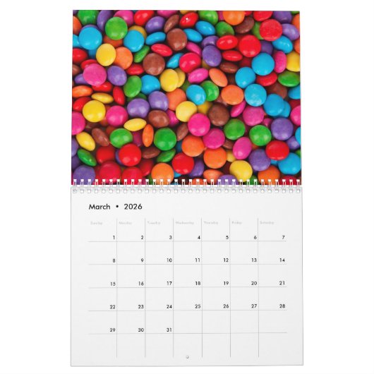 Mooie agenda voor kleuren kalender (Mar 2026)
