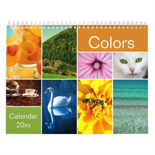 Mooie agenda voor kleuren kalender (Hoes)