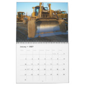 Mooie agenda voor zware apparatuur kalender (Jan 2027)