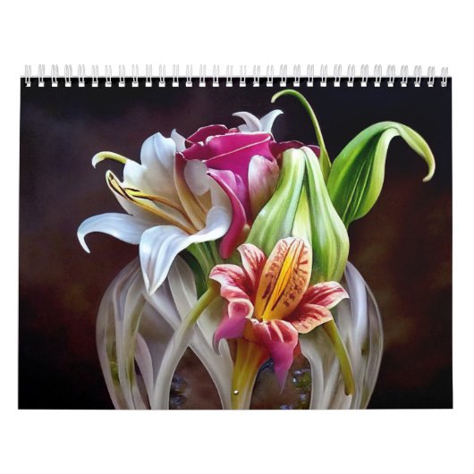 Mooie AI Afbeeldingen King Protea Lilies Kalender (Hoes)