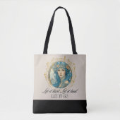 Mooie AI Inspirerend Quote Fairy Queen Tote Bag (Voorkant)