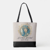 Mooie AI Inspirerend Quote Fairy Queen Tote Bag (Achterkant)