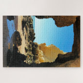 Mooie Algarve Beach met grot Legpuzzel (Horizontaal)