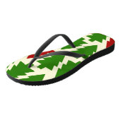Mooie All-Over Print Kerstboombedekking Teenslippers (Schuin)