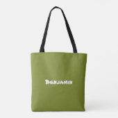 Mooie alpaca gezichtskunst tote bag (Achterkant)