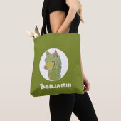 Mooie alpaca gezichtskunst tote bag (Dichtbij)