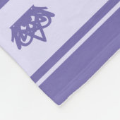 Mooie Alpenvioletblauw Fleece Deken (Hoek)